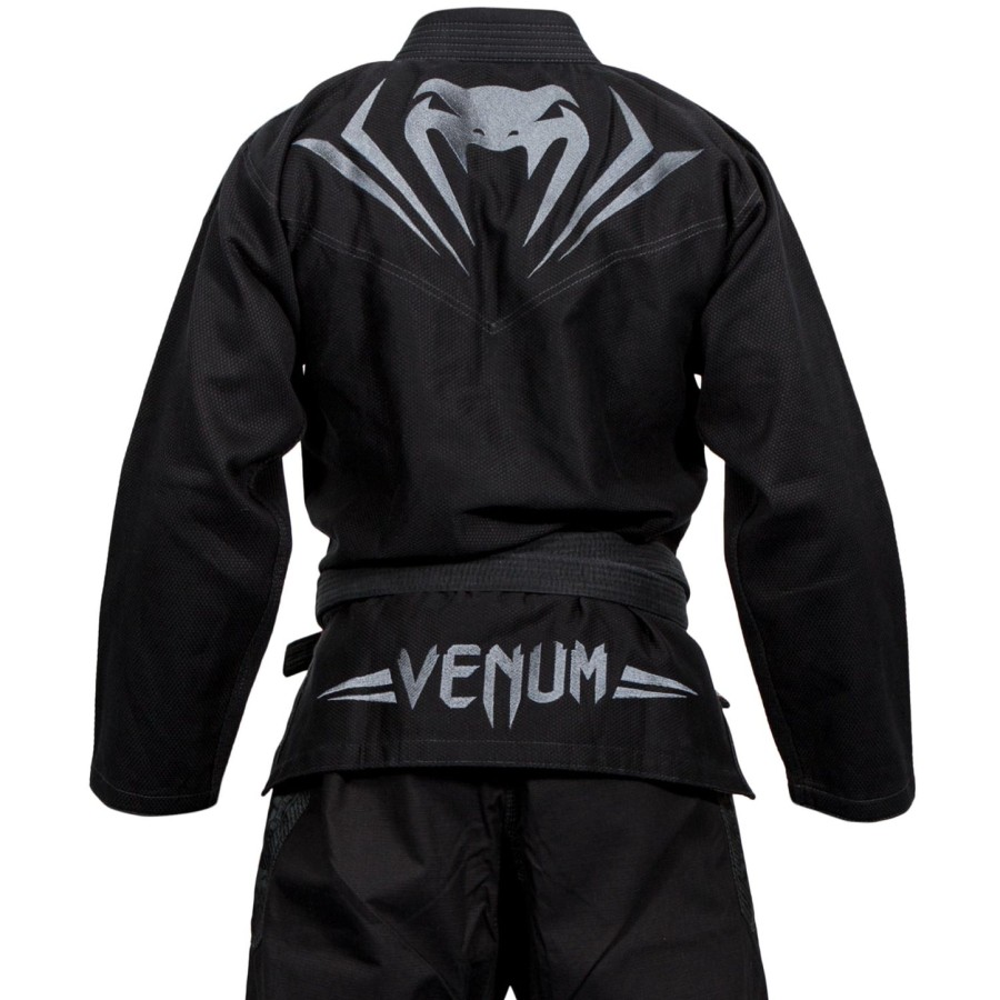 venum elite bjj gi - czarno-czarne