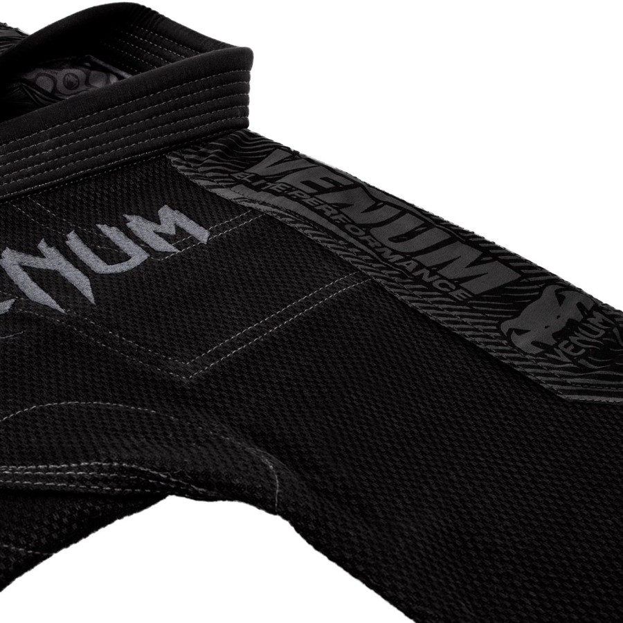 venum elite bjj gi - czarno-czarne