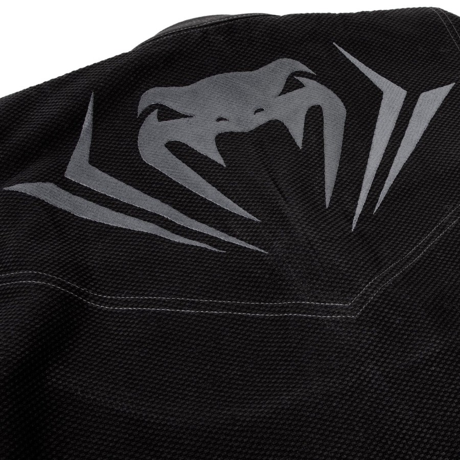 venum elite bjj gi - czarno-czarne