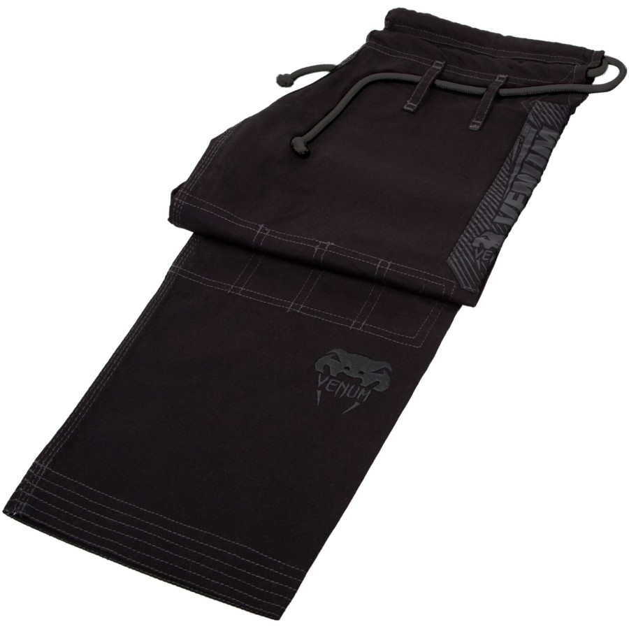 venum elite bjj gi - czarno-czarne