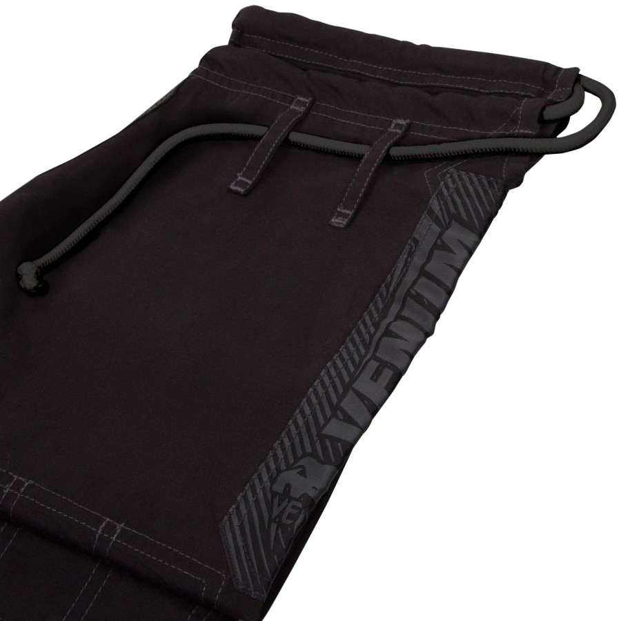 venum elite bjj gi - czarno-czarne