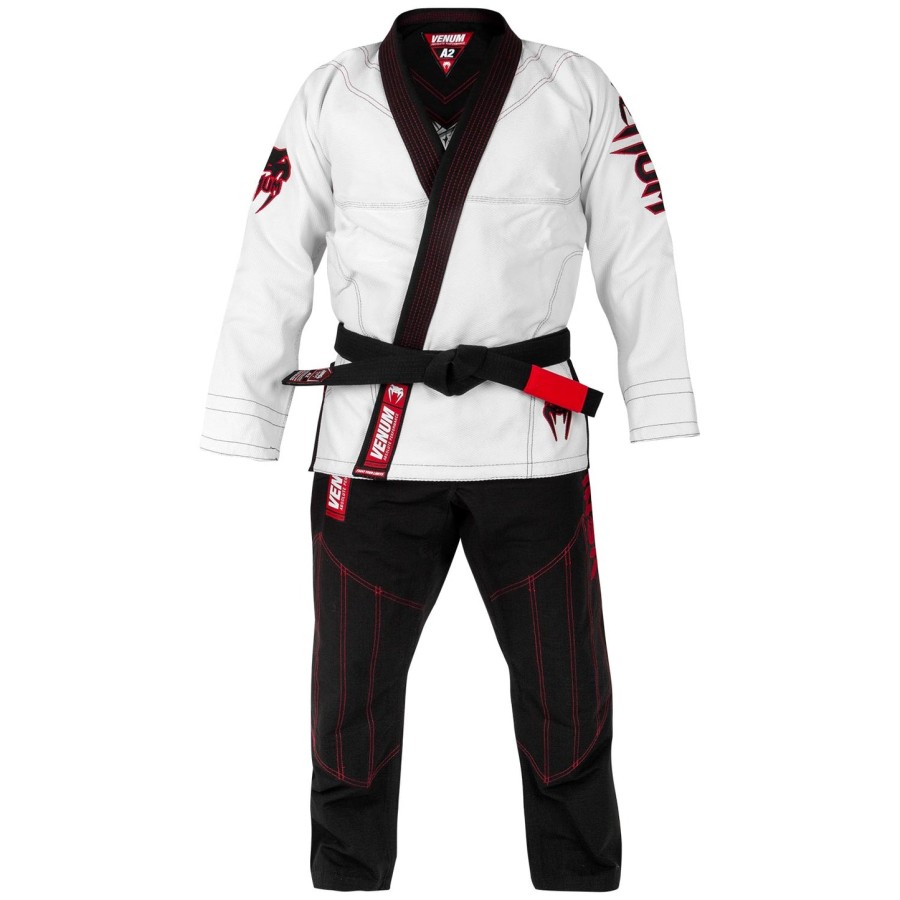 gi venum devil bjj - biało-czarne - ekskluzywne
