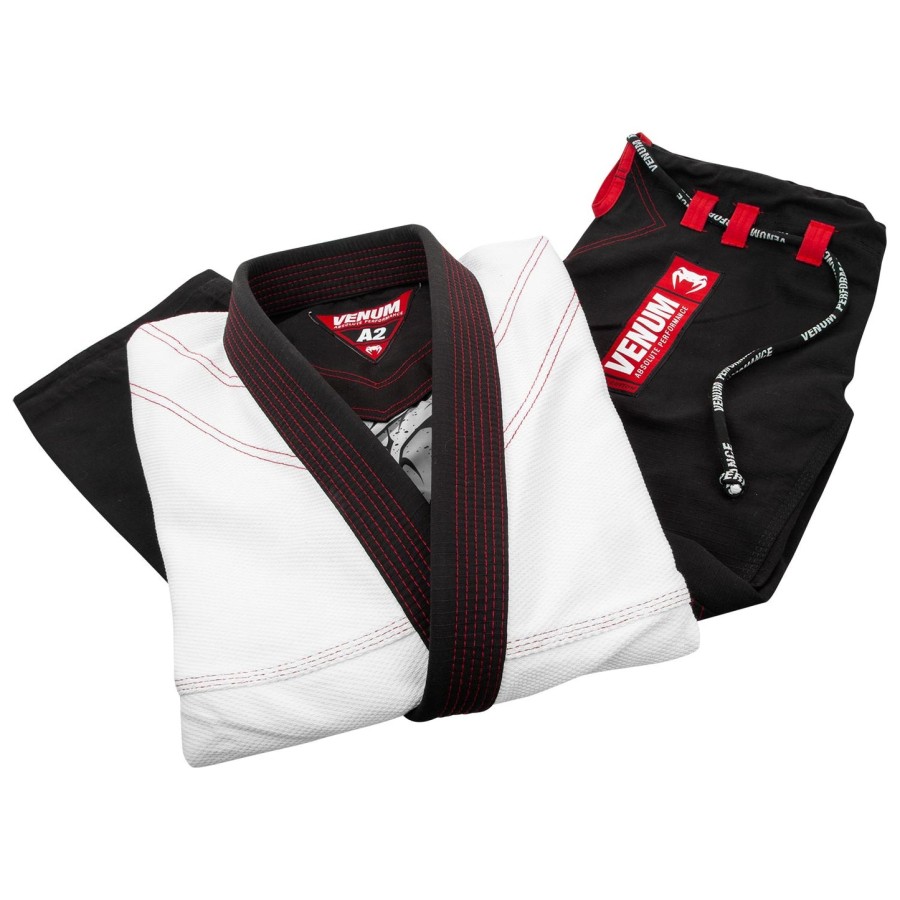 gi venum devil bjj - biało-czarne - ekskluzywne