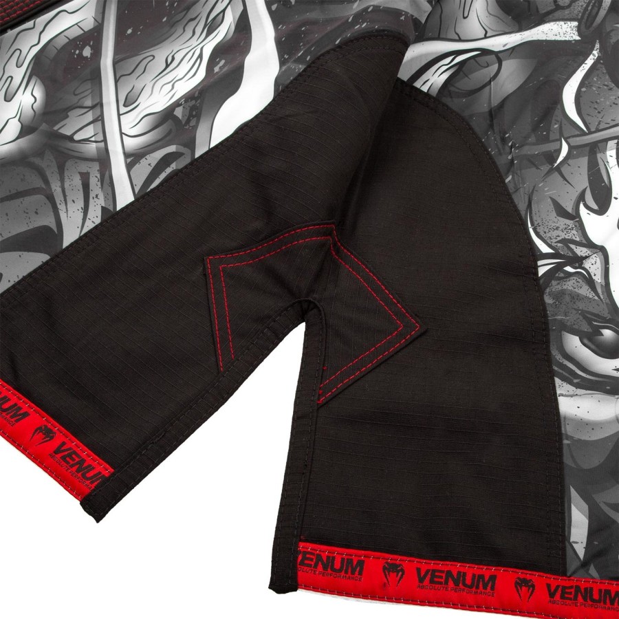 gi venum devil bjj - biało-czarne - ekskluzywne