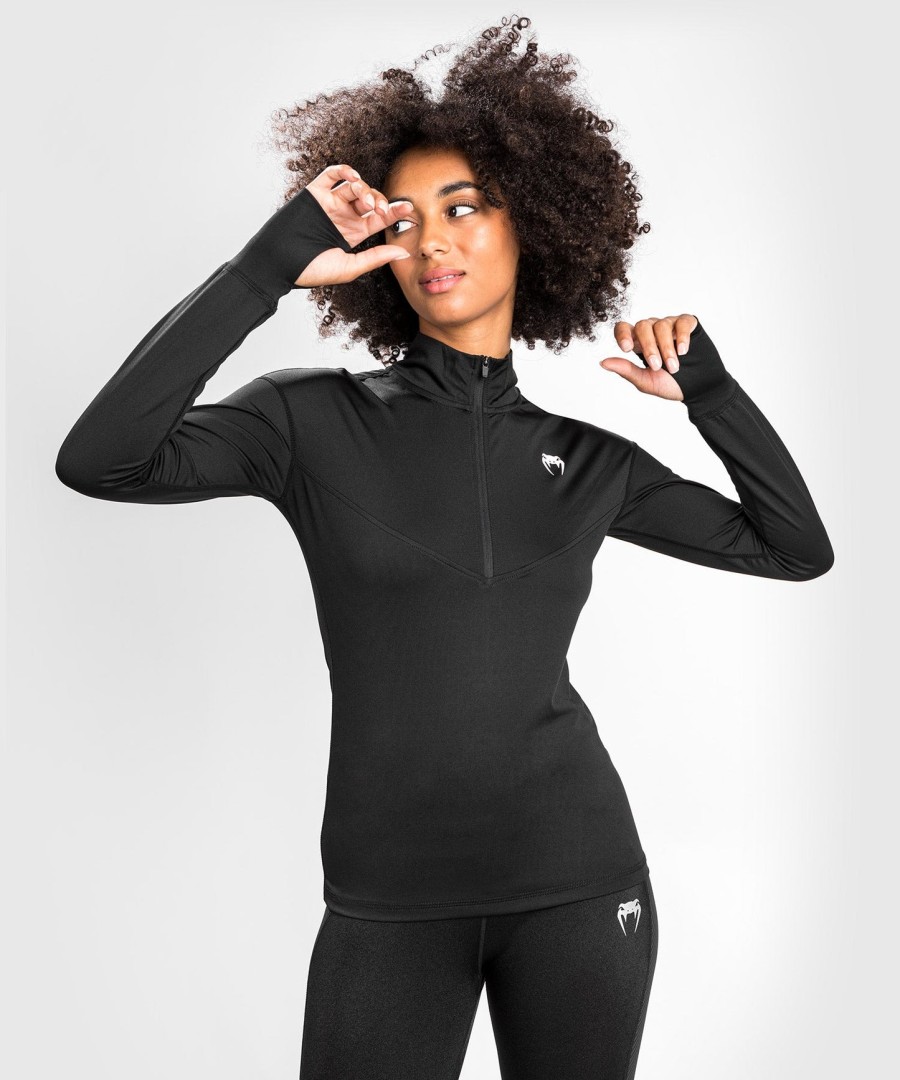 venum essential women base layer top - czarny