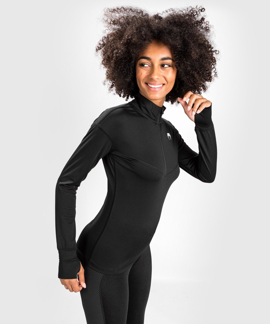 venum essential women base layer top - czarny