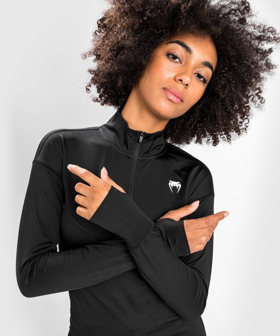 venum essential women base layer top - czarny