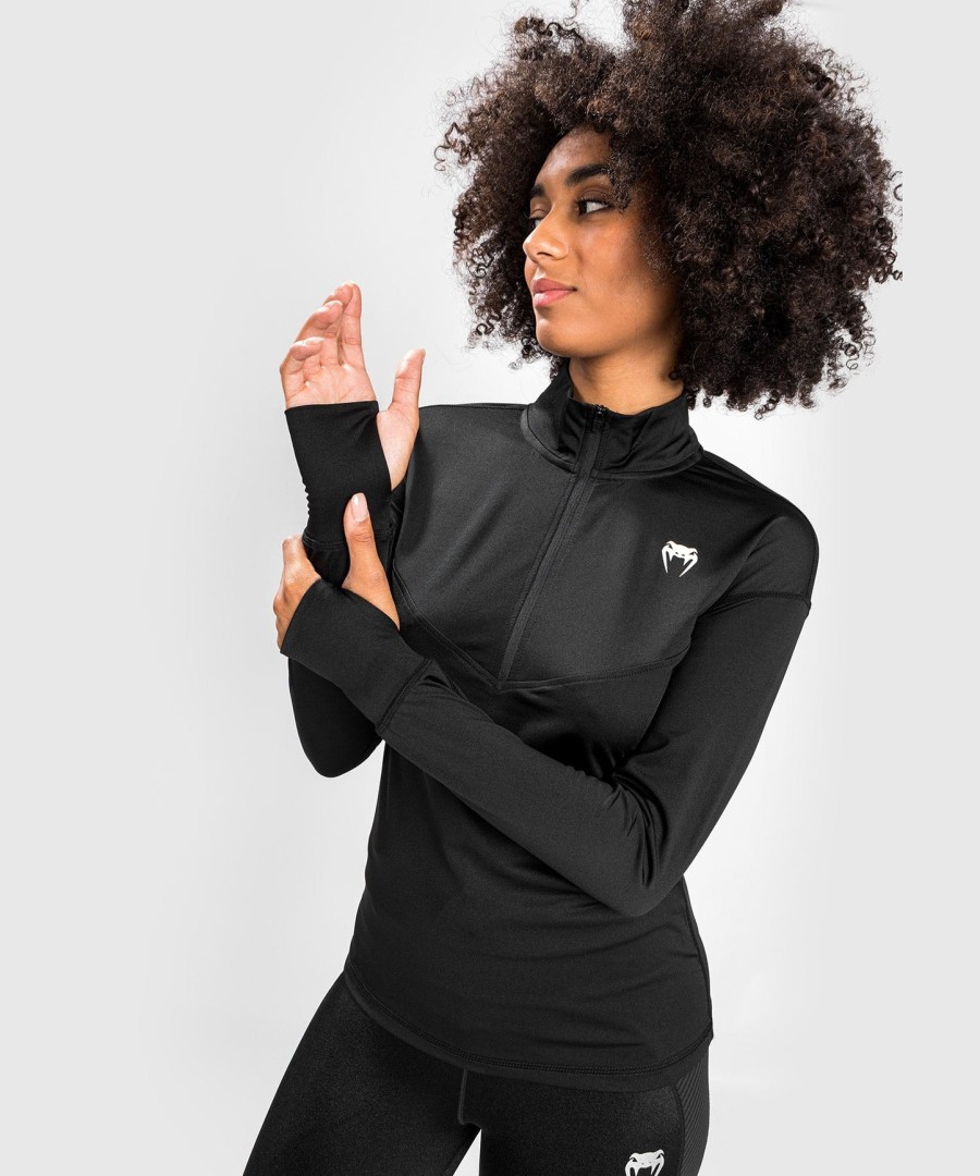 venum essential women base layer top - czarny