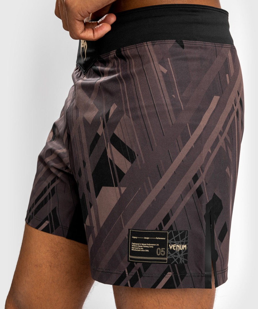 spodenki venum tecmo 2.0 fightshort - czarno-brązowe