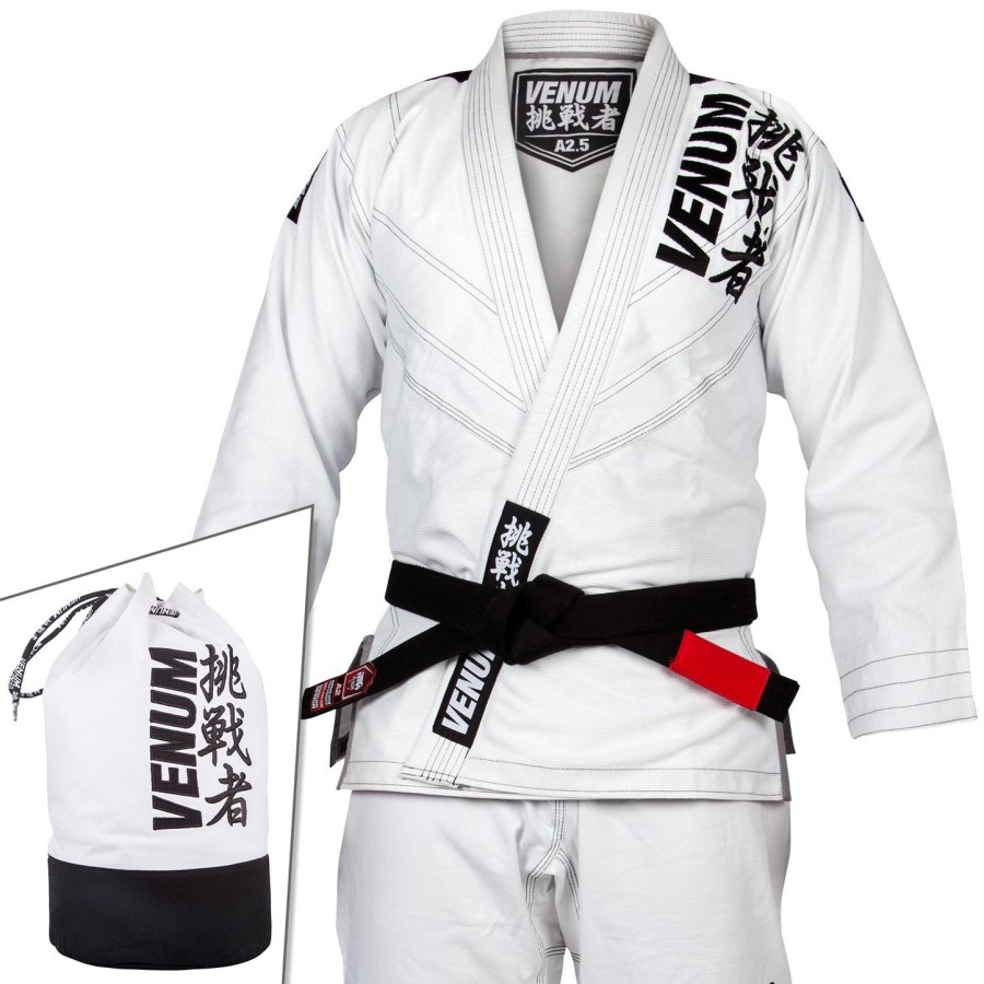 venum challenger 4.0 bjj gi – torba w zestawie – biały