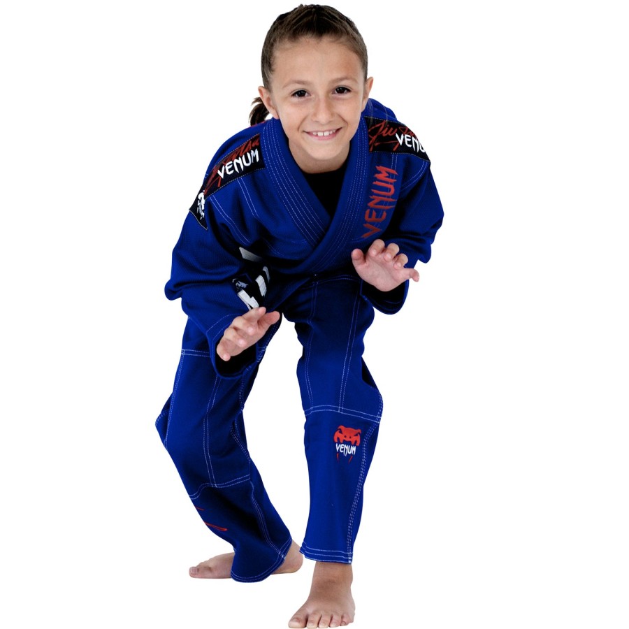 dziecięce gi bjj venum challenger 2.0 - royal blue