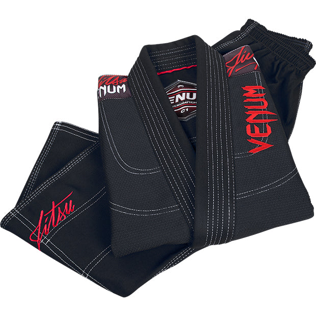 dziecięce gi bjj venum challenger 2.0 - czarne