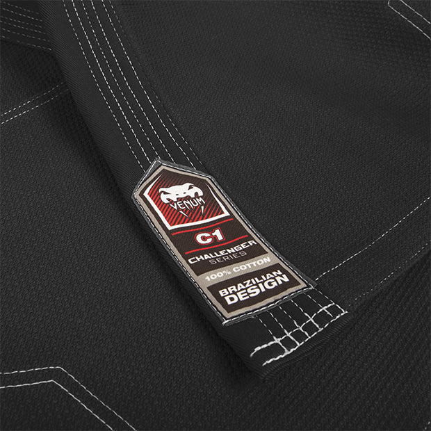 dziecięce gi bjj venum challenger 2.0 - czarne