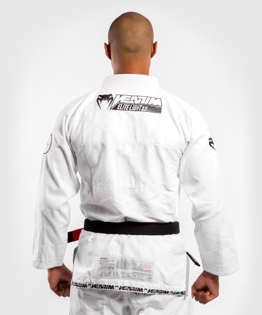 gimnastyka venum elite light 3.0 bjj - biała