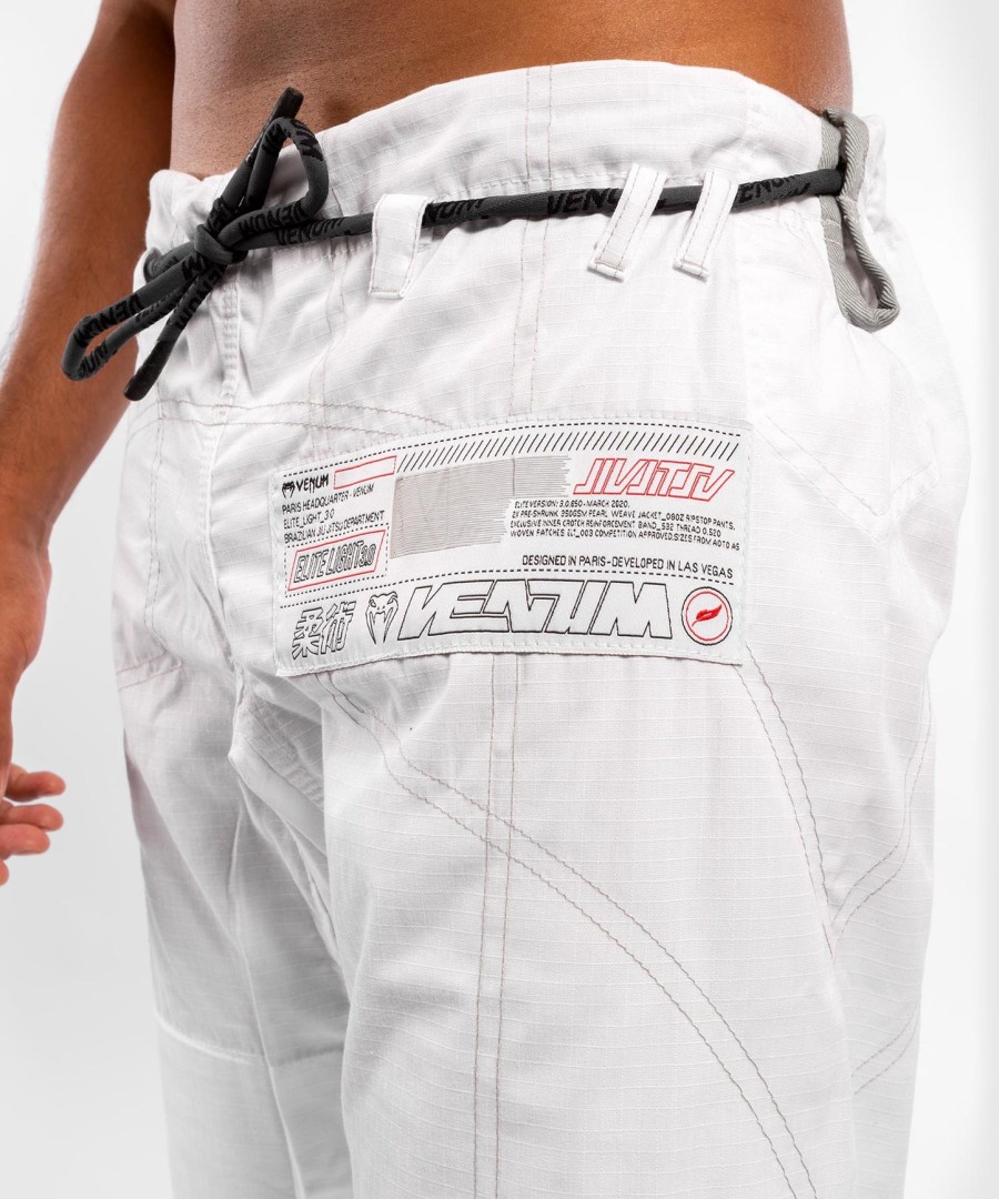 gimnastyka venum elite light 3.0 bjj - biała