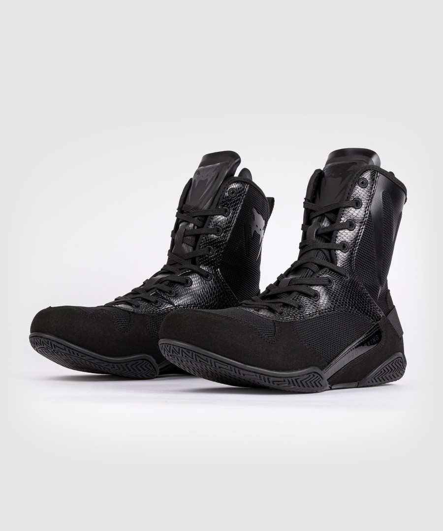 buty bokserskie venum elite – czarne