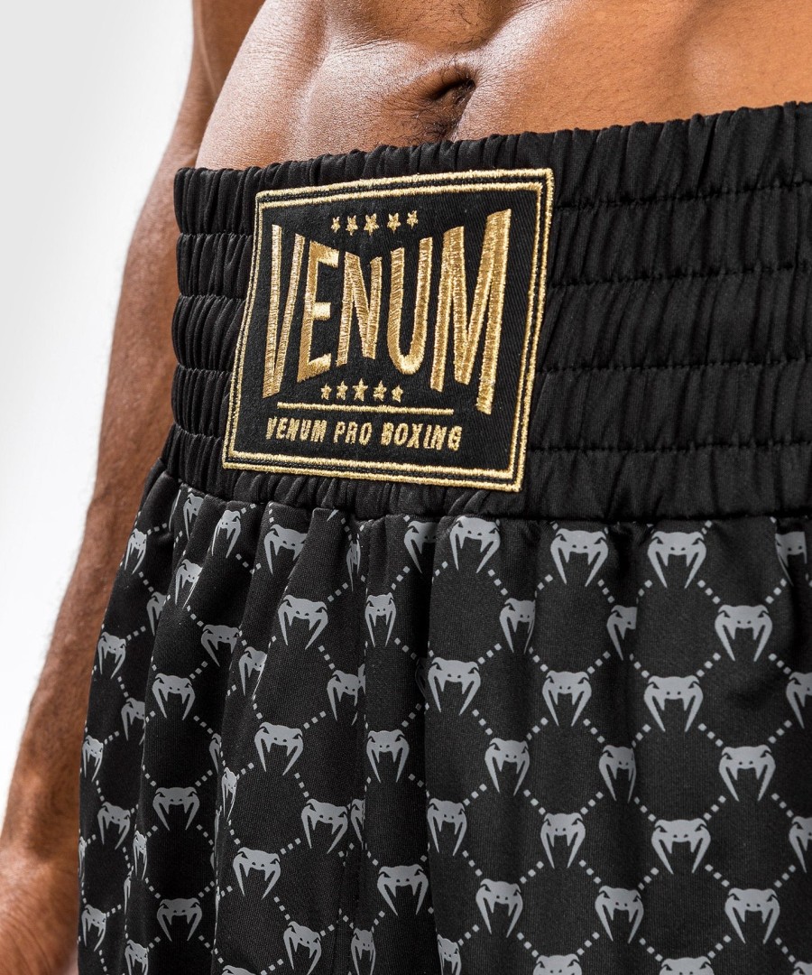 spodenki bokserskie venum monogram – czarne