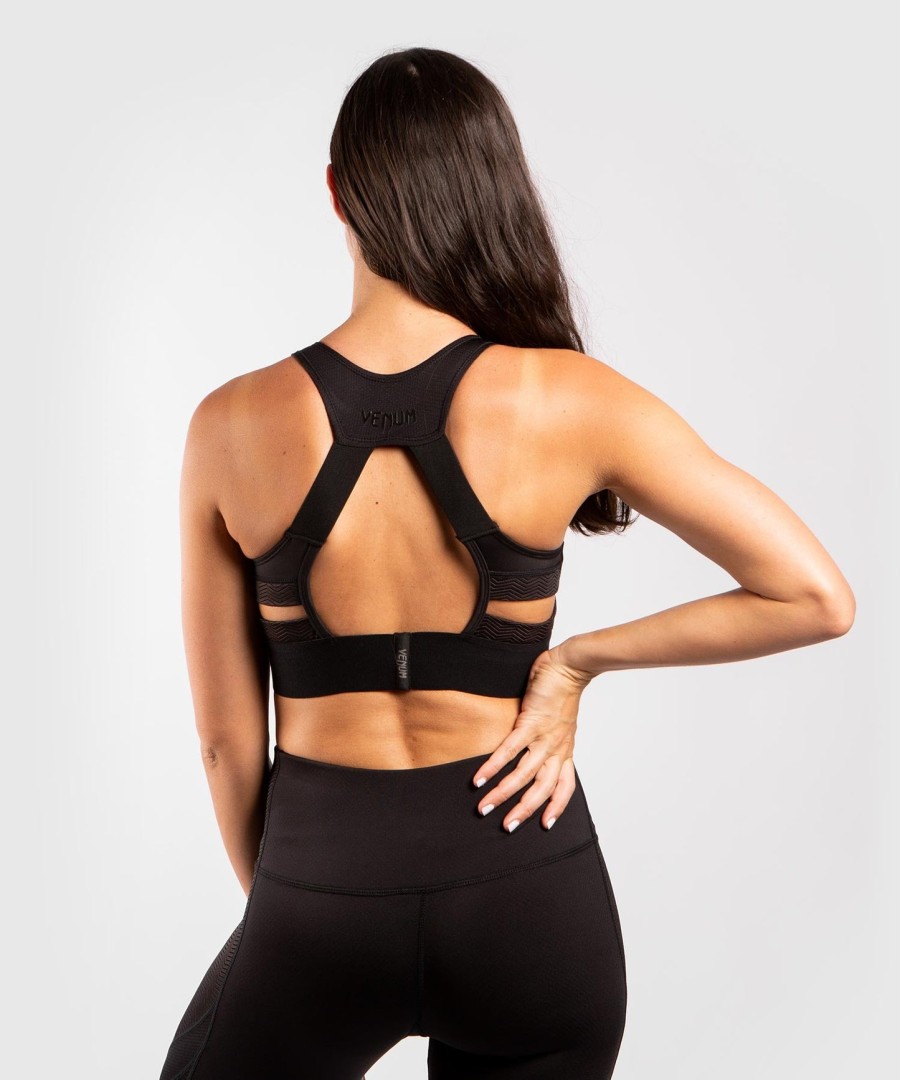 biustonosz sportowy venum g-fit – czarnyczarny