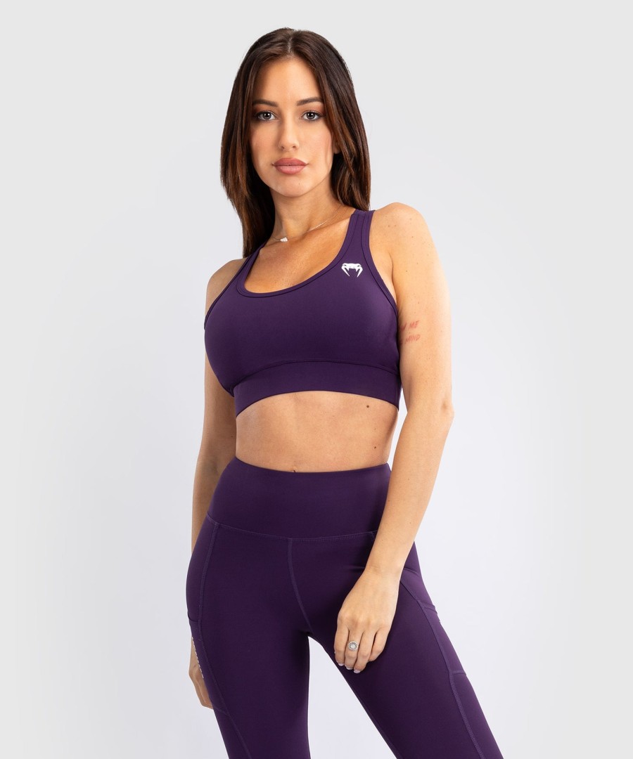 biustonosz sportowy venum essential women medium impact – głęboki fiolet