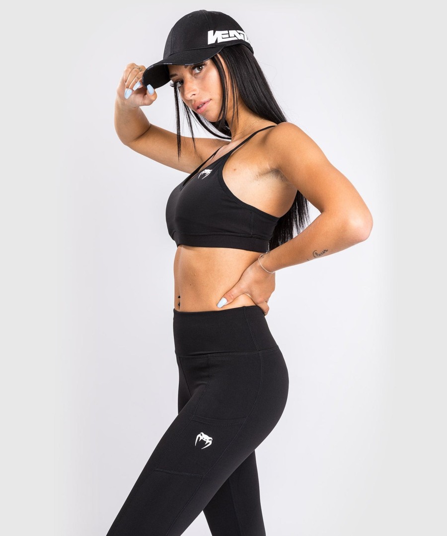 biustonosz sportowy venum essential low impact – czarny