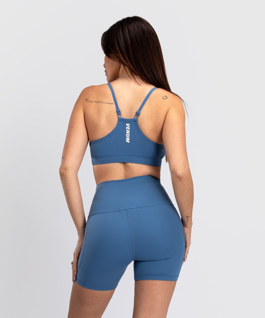 biustonosz sportowy venum essential women low impact – storm blue
