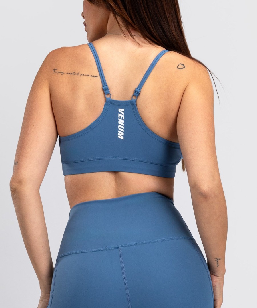 biustonosz sportowy venum essential women low impact – storm blue
