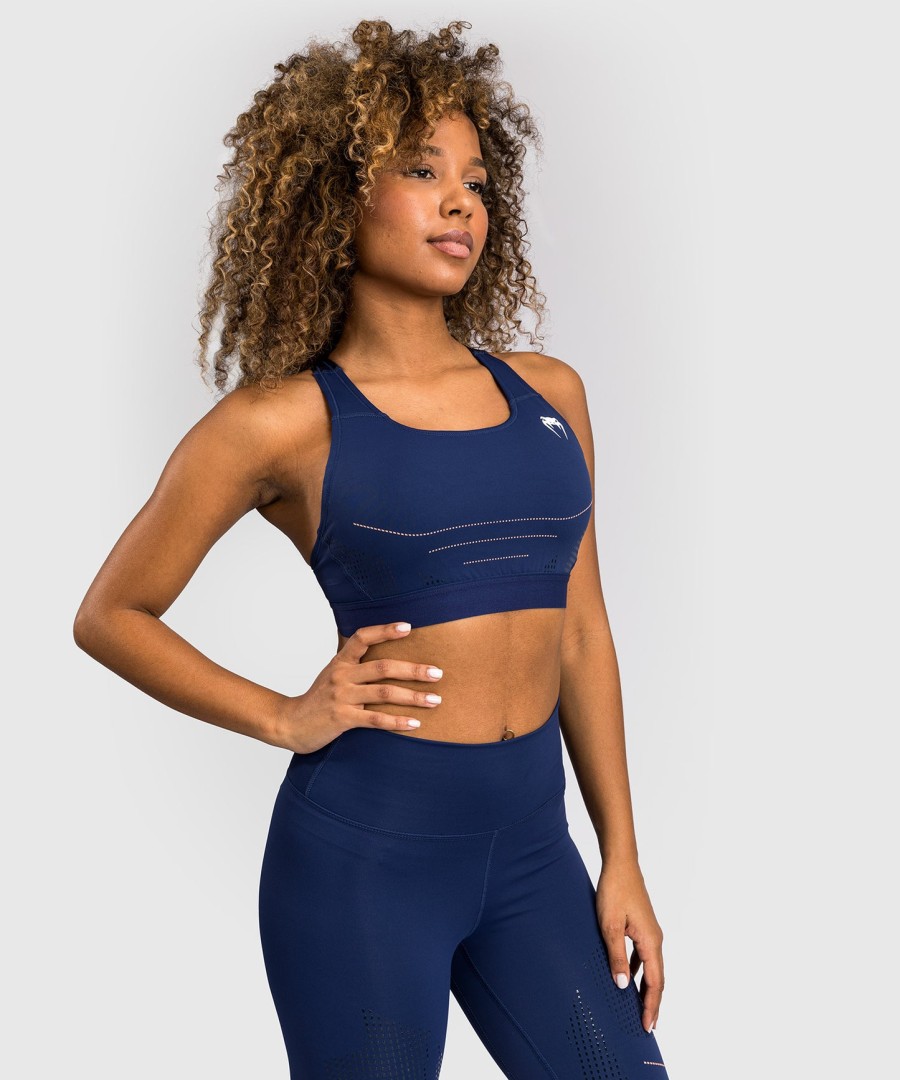 biustonosz sportowy venum technical 3.0 dla kobiet – granatowy
