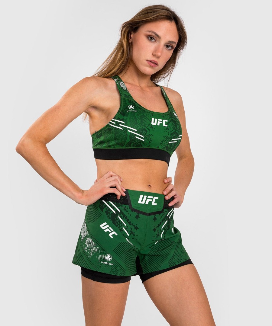 biustonosz sportowy ufc adrenaline by venum authentic fight night dla kobiet – zielony