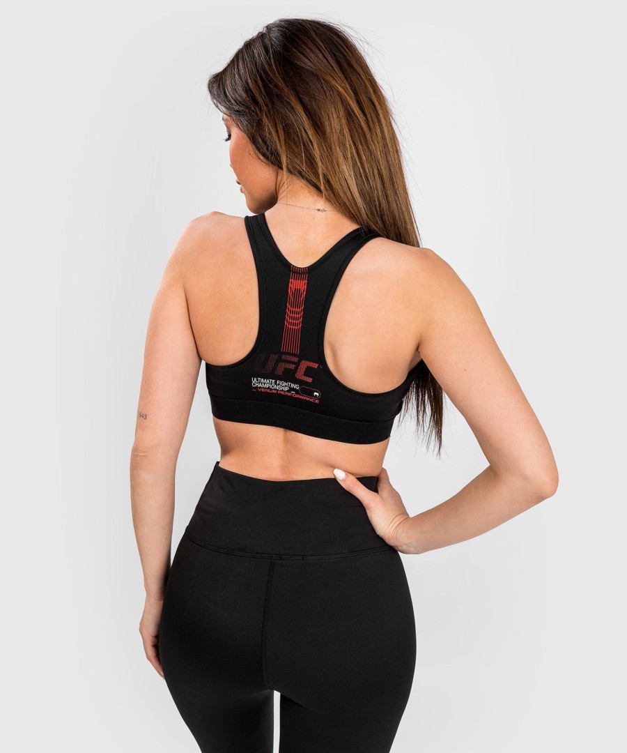 biustonosz sportowy ufc adrenaline by venum fight week women – czarny