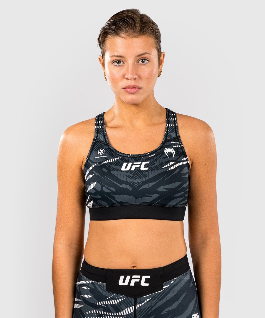 biustonosz sportowy ufc fusion by venum authentic fight night dla kobiet – czarny