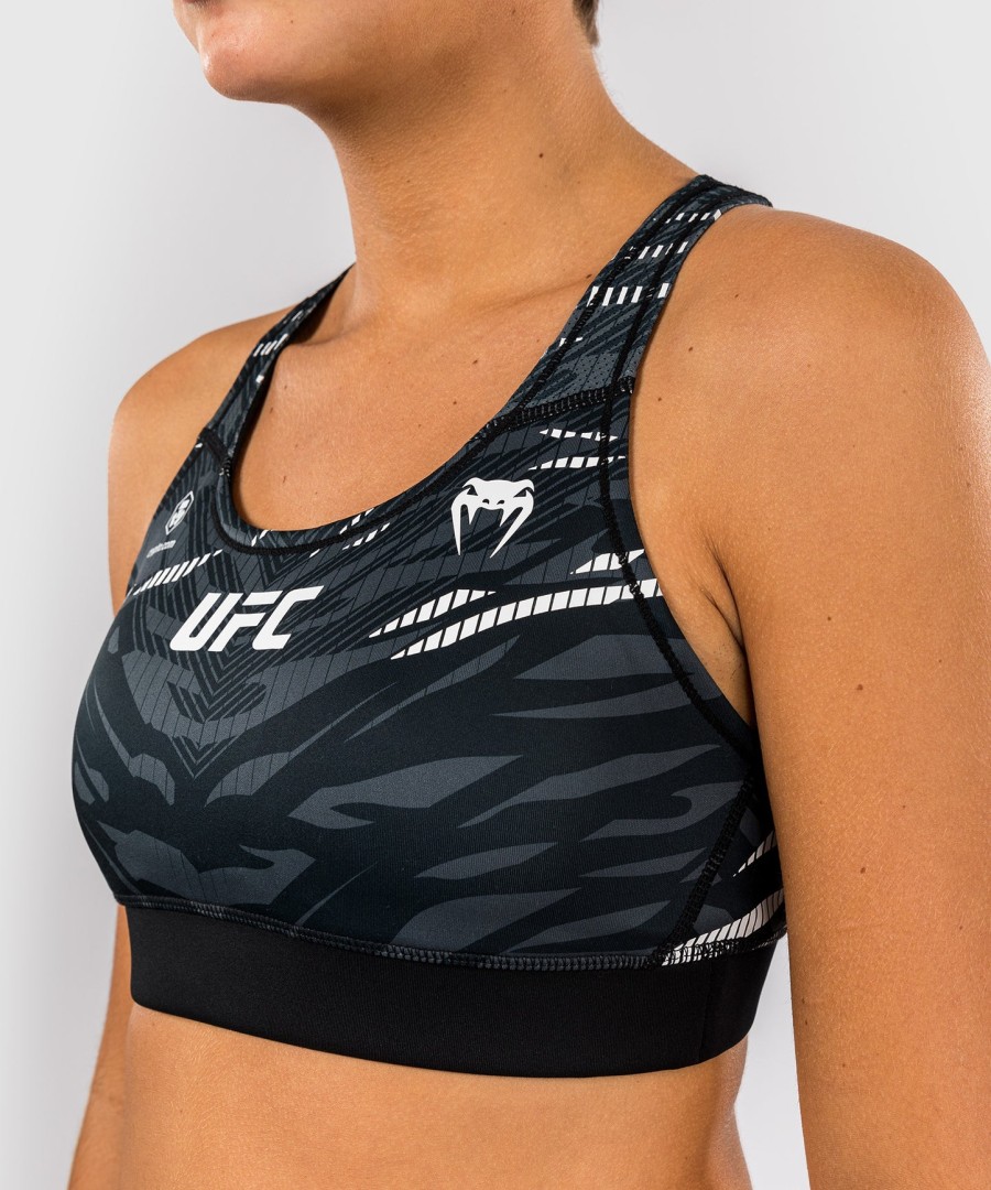 biustonosz sportowy ufc fusion by venum authentic fight night dla kobiet – czarny