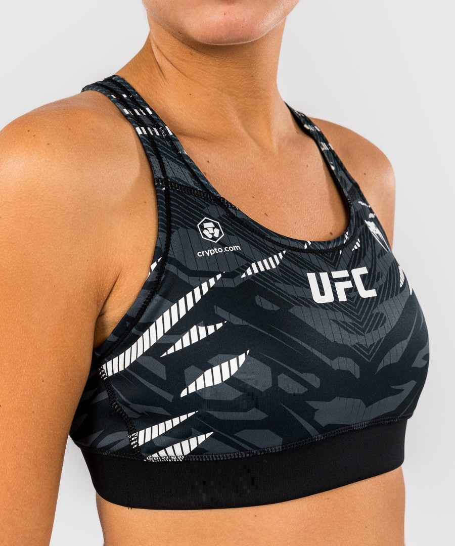 biustonosz sportowy ufc fusion by venum authentic fight night dla kobiet – czarny
