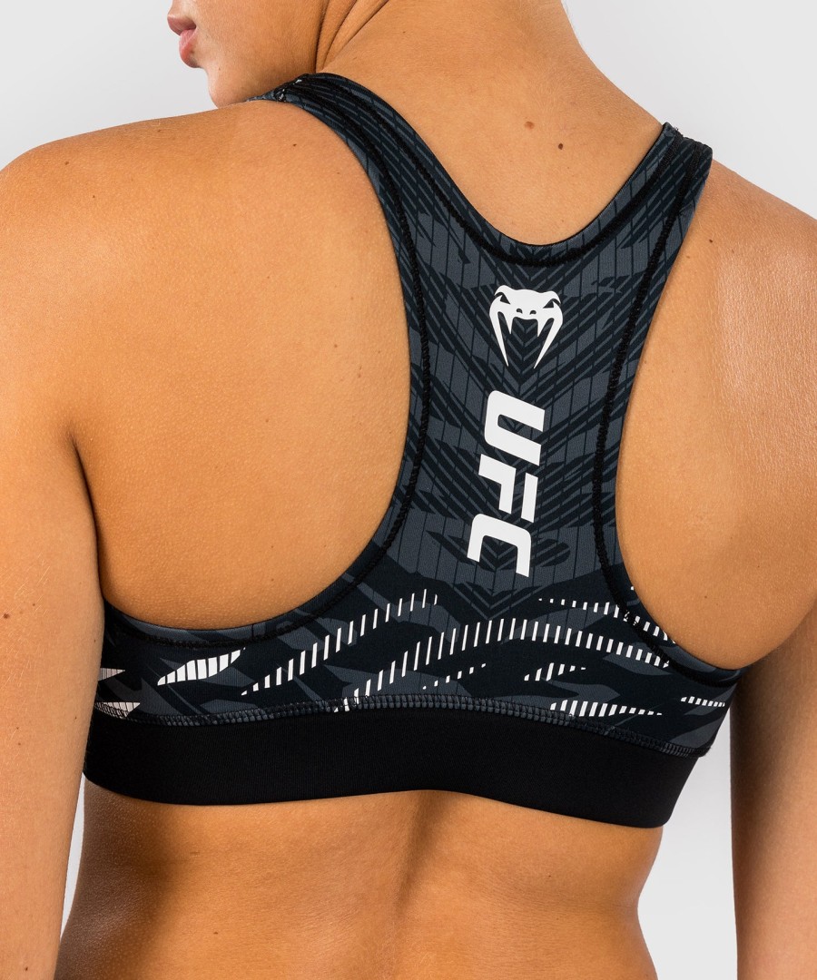 biustonosz sportowy ufc fusion by venum authentic fight night dla kobiet – czarny