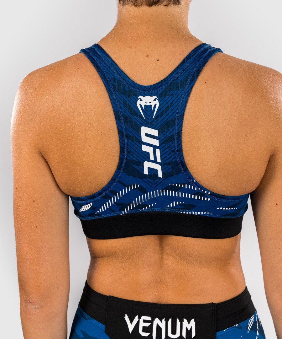 biustonosz sportowy ufc fusion by venum authentic fight night dla kobiet – niebieski