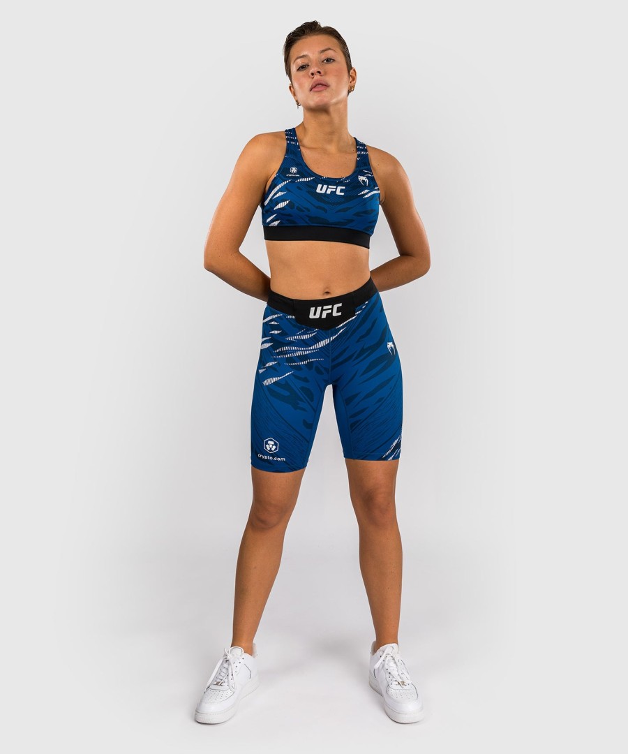 biustonosz sportowy ufc fusion by venum authentic fight night dla kobiet – niebieski