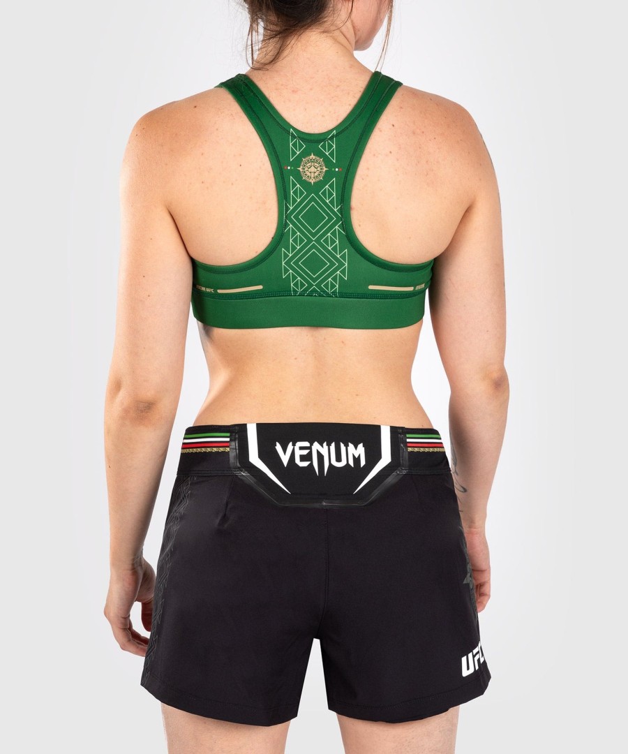 biustonosz sportowy noche ufc by venum authentic fight night women – zielony