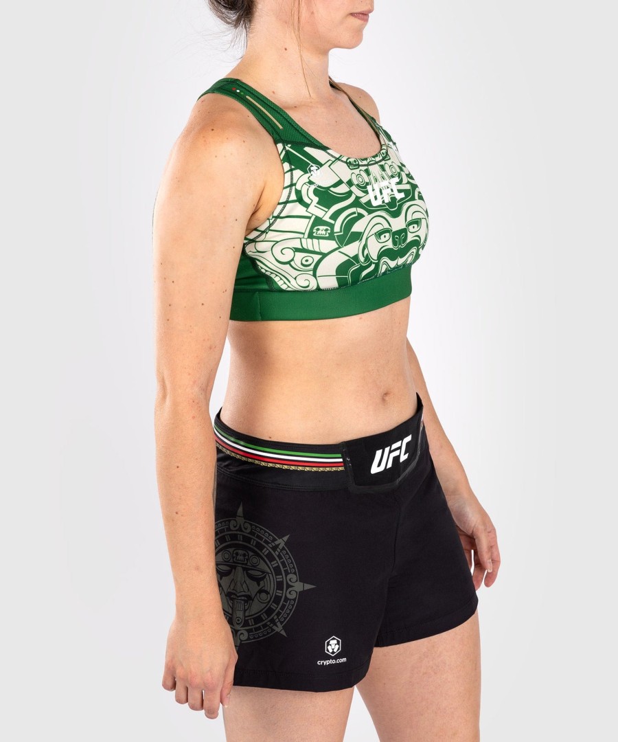biustonosz sportowy noche ufc by venum authentic fight night women – zielony