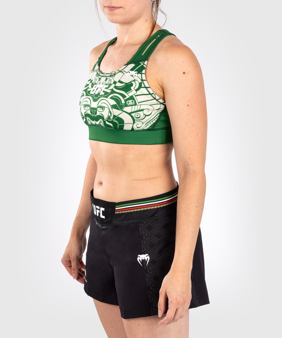 biustonosz sportowy noche ufc by venum authentic fight night women – zielony
