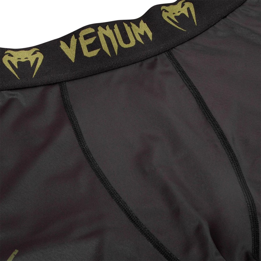 rajstopy uciskowe venum signature – czarnekhaki – ekskluzywne