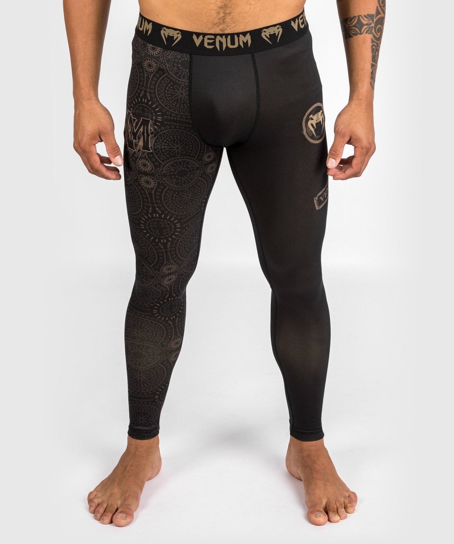 venum santa muerte dark side - spats - czarnybrązowy