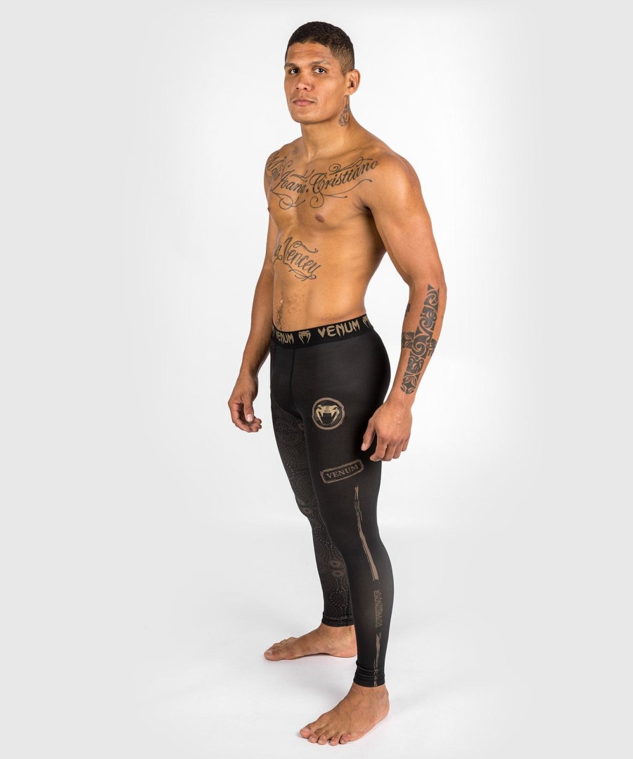 venum santa muerte dark side - spats - czarnybrązowy