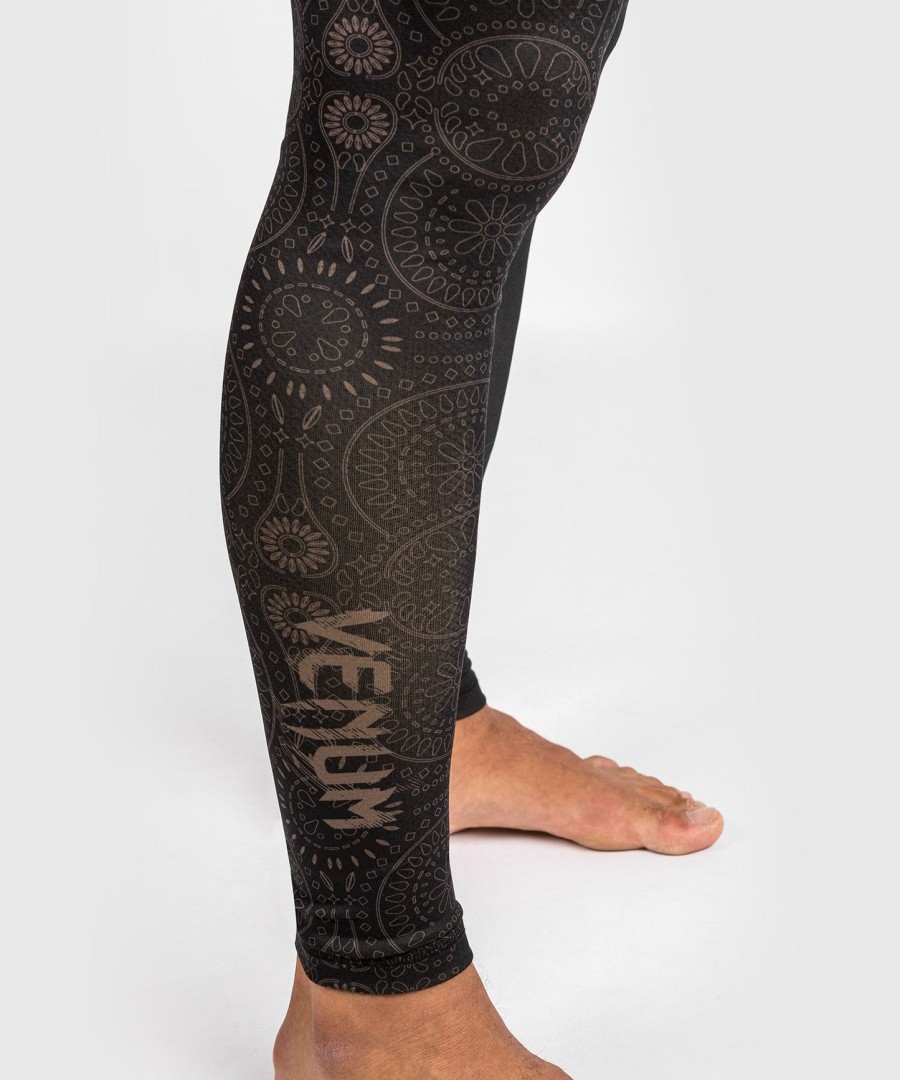 venum santa muerte dark side - spats - czarnybrązowy