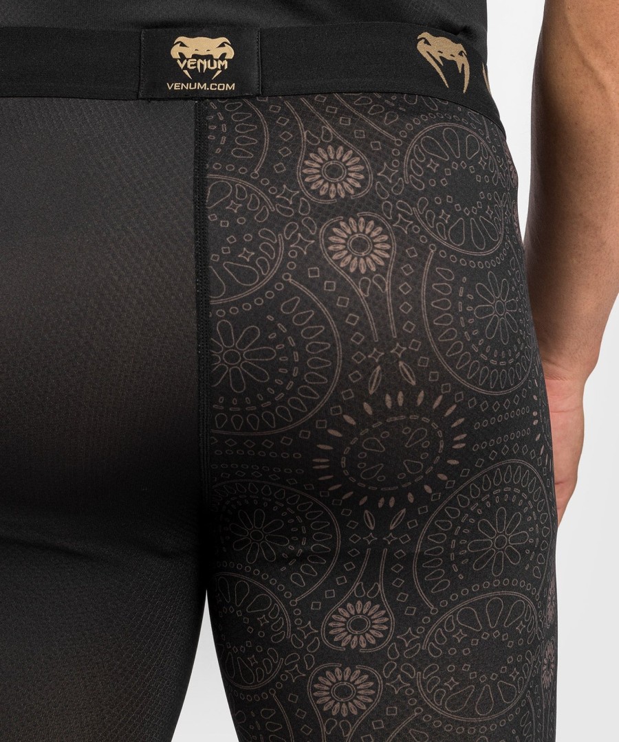 venum santa muerte dark side - spats - czarnybrązowy