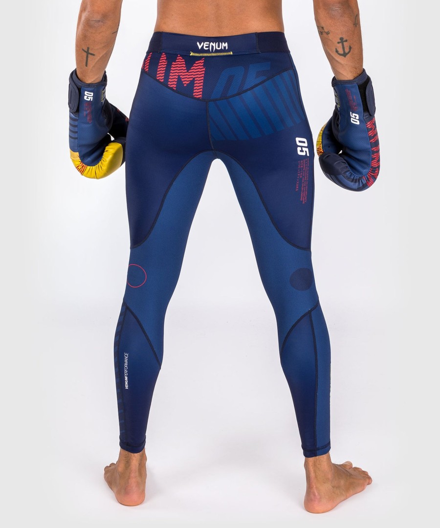venum sport 05 spats - niebiesko-żółte