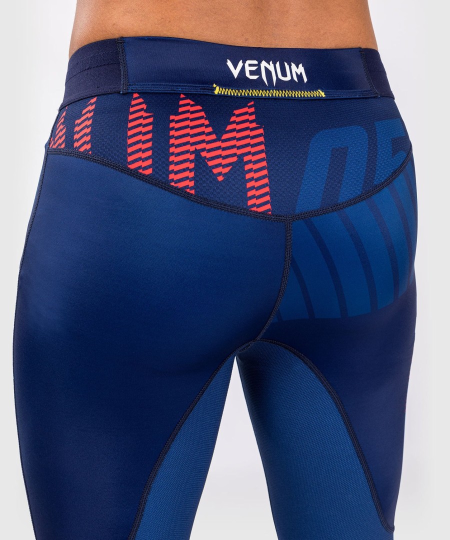 venum sport 05 spats - niebiesko-żółte
