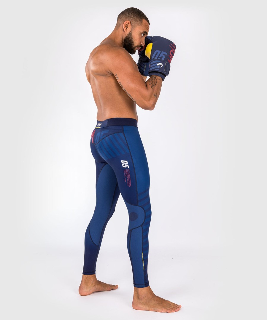 venum sport 05 spats - niebiesko-żółte