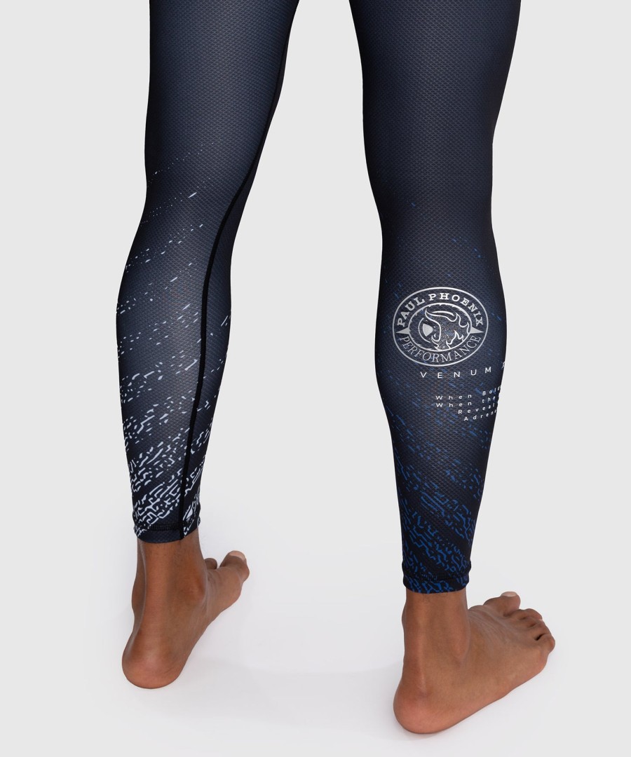 venum x tekken 8 - paul phoenix spats - czarno-niebieskie