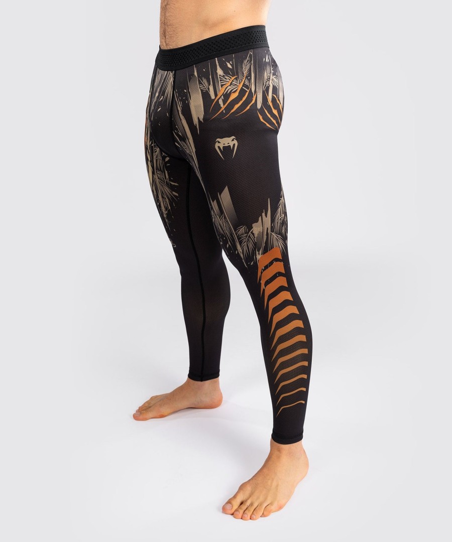 venum tiger men spats - czarnyneonowo-pomarańczowy