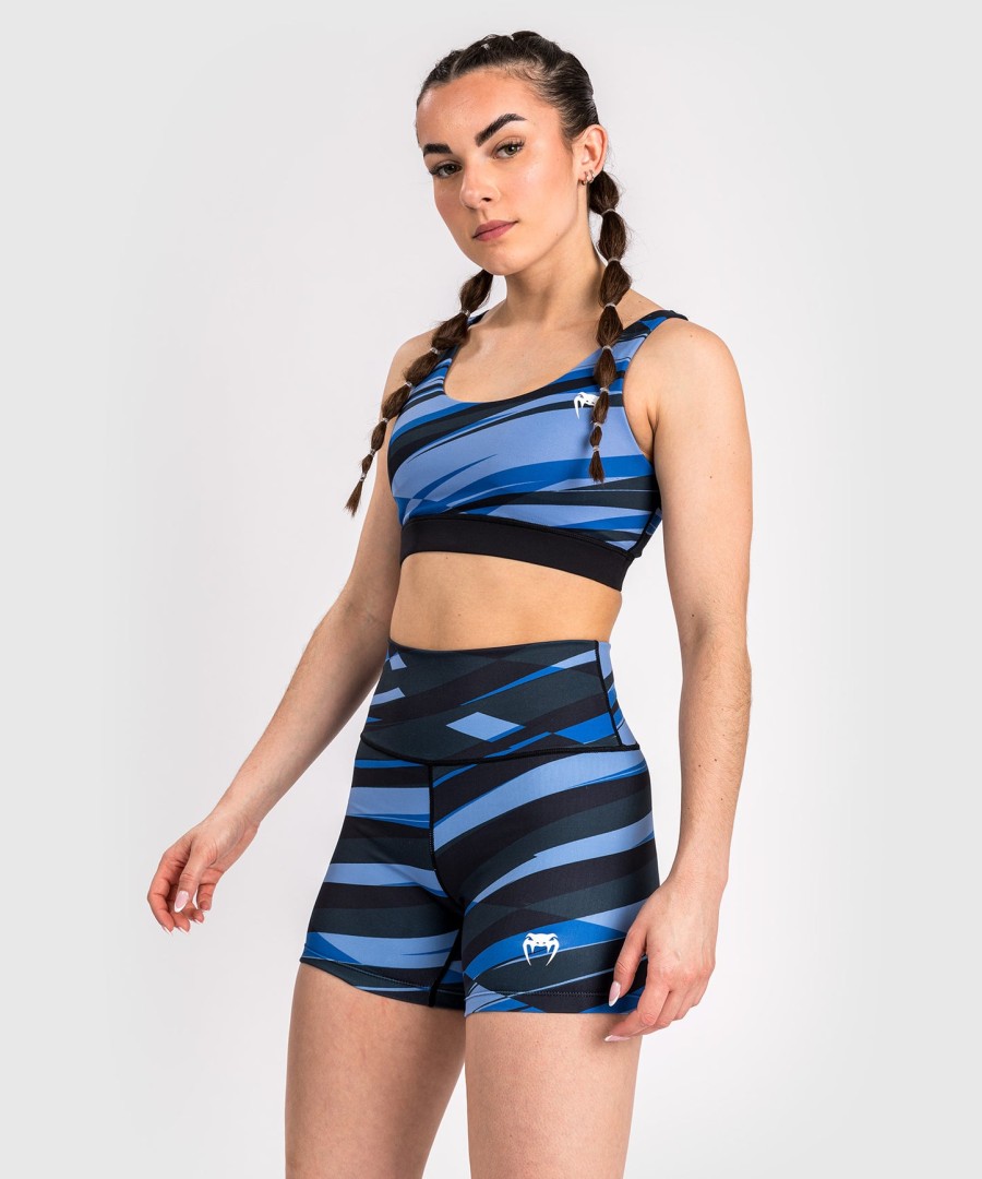damskie spodenki kompresyjne venum abyss – shadow blue