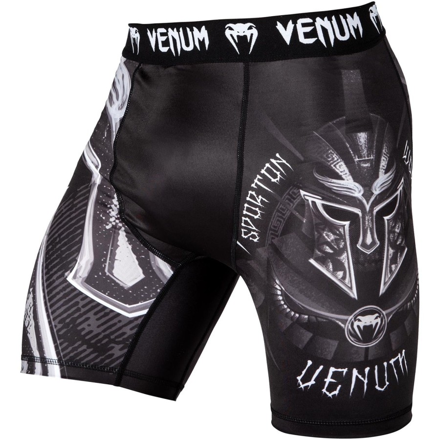 spodenki vale tudo venum gladiator 3.0 - czarno-białe